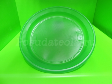 Тарелка пластиковая одноразовая ПС Д=170 зеленая Диапазон 50 шт/уп, 1600 шт/кор.