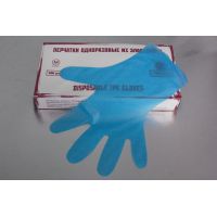 Перчатки из термопластичного эластомера "L" синие 200 шт/уп, 10 упак/кор