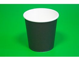 Одноразовый Стакан ЧЁРНЫЙ бумажный для кофе 100 мл, д=62 мм, 50 шт/уп, 3000 шт/кор