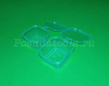 1 Сoусник 50 мл РР КУБ  80  шт/уп 1200 шт/кор