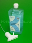 Кожный Антисептик TRIOCLEAN PRO  с дозатором в компелкте ( изопропанол 70 %)  1 литр, 6 шт/кор